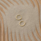 Small Thin Hoops