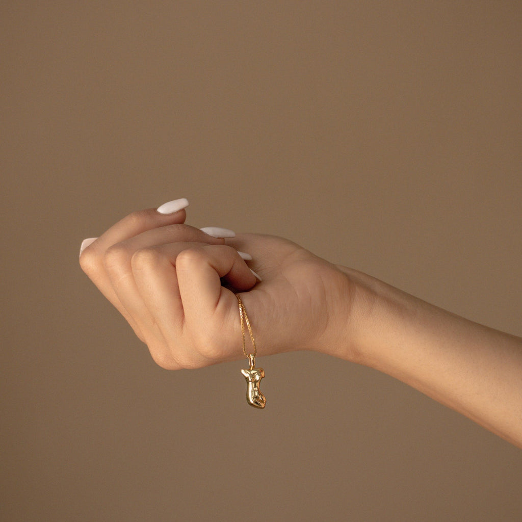 Kinn Body Necklace in 18K Gold