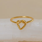 Love Heart Knot Ring
