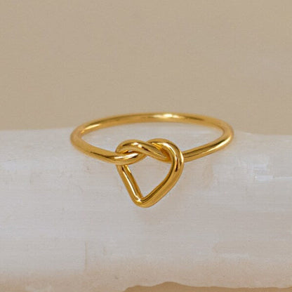 Love Heart Knot Ring
