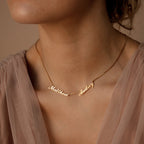 Carrie Box Chain Multiple Name Necklace