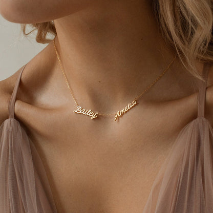Paris Multiple Name Necklace