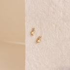 Nile Opal and Diamond Studs