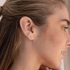 Nile Opal and Diamond Studs