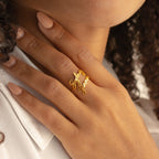 Grace Duo Name Ring