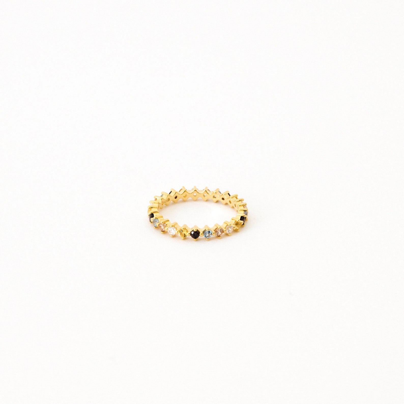 Rainbow Crystal Ring