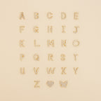 Dangling Pave Initial Necklace