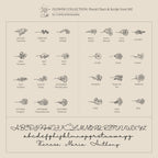 Birth Flower Name Ring