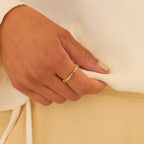 Rainbow Crystal Ring