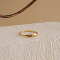 Skinny Birth Flower Ring