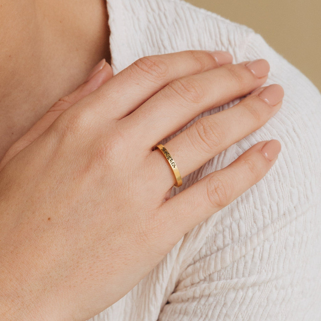 Stacking Birth Flower Band