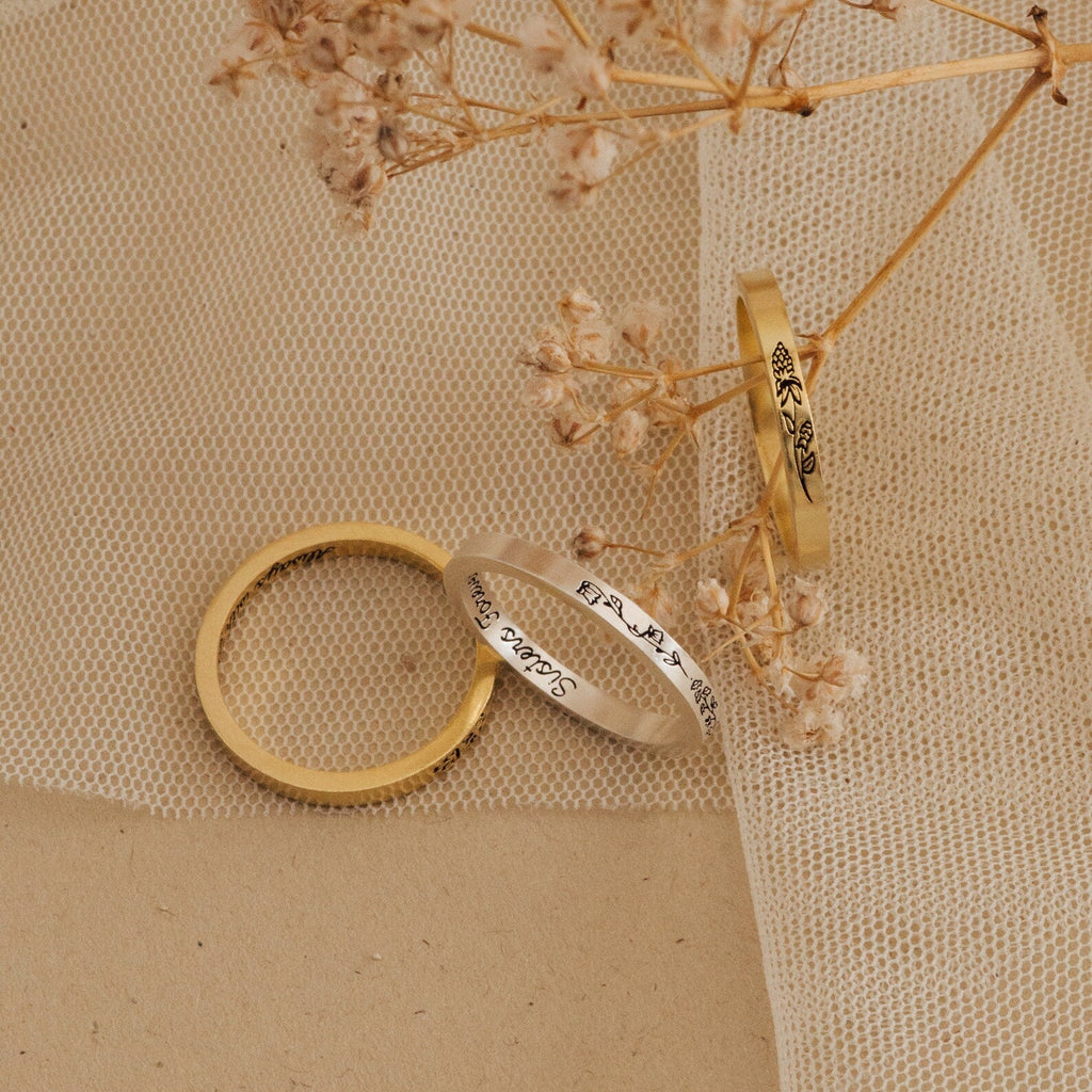 Stacking Birth Flower Band