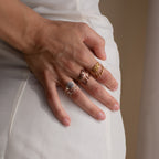 Birth Flower Name Ring