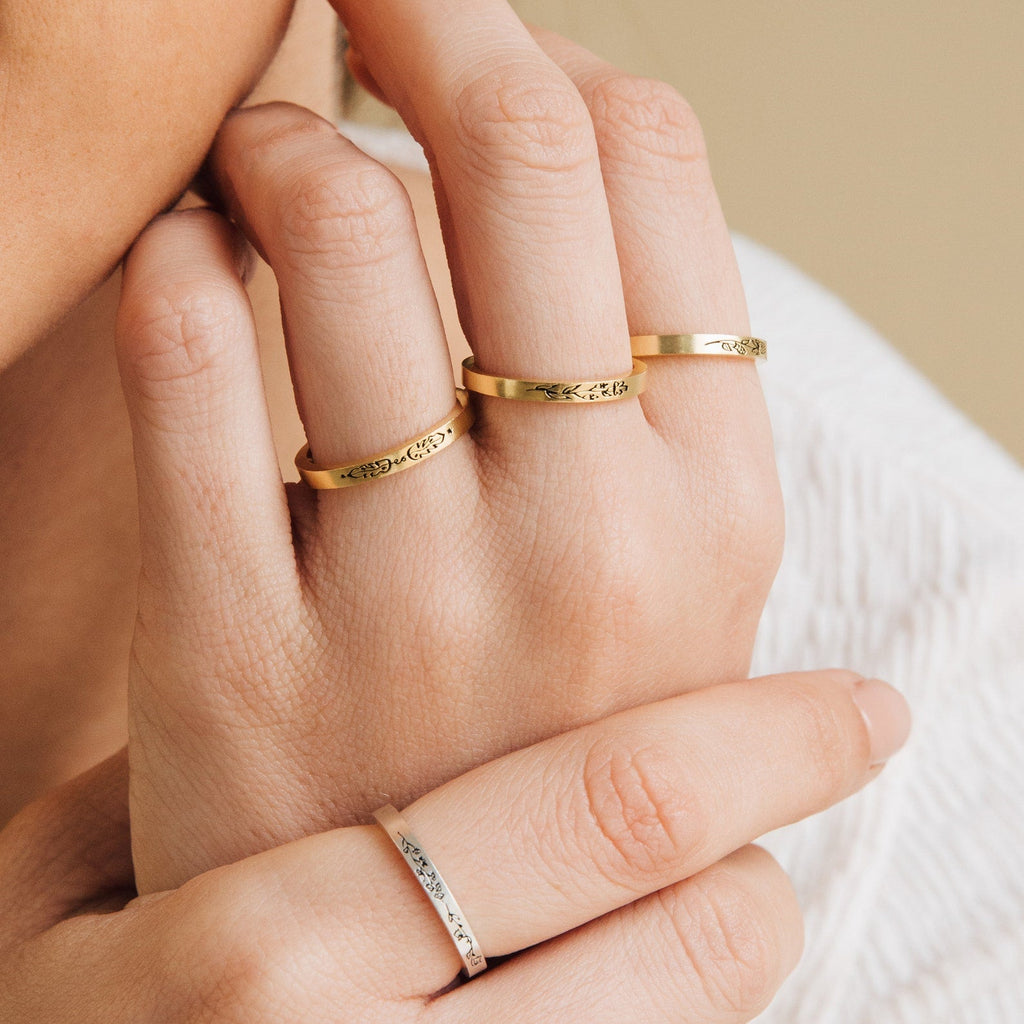 Stacking Birth Flower Band