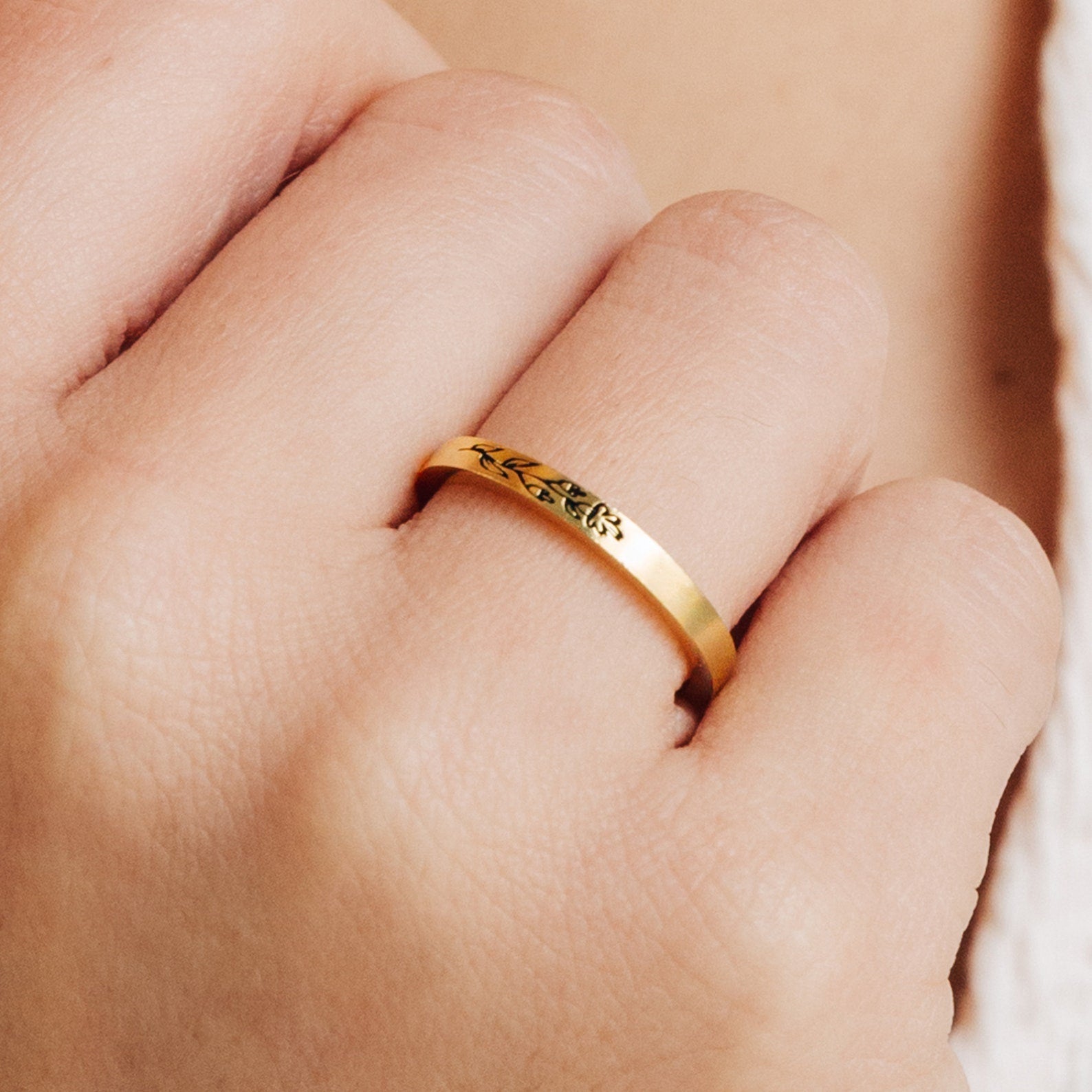 Stacking Birth Flower Band