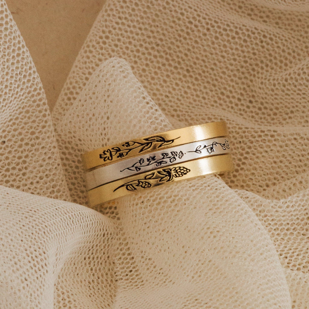Stacking Birth Flower Band