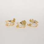 Birth Flower Name Ring