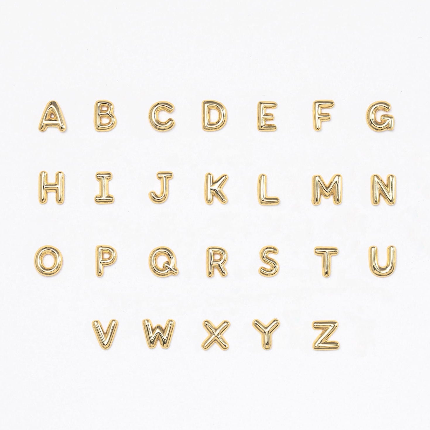Bubble Letter Studs