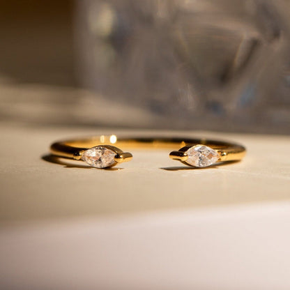 Celeste Duo Marquise Ring