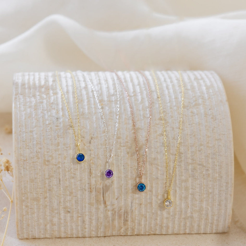 Custom Birthstone Necklace