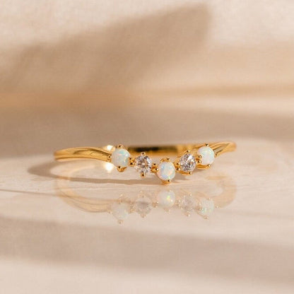 Layla Opal Diamond Ring