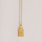 Birth Flower Arch Necklace