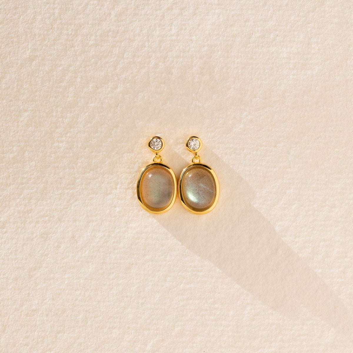 Moonstone Drop Earrings