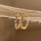 Inside Out Diamond Huggies