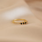 Helena Black Diamond Ring