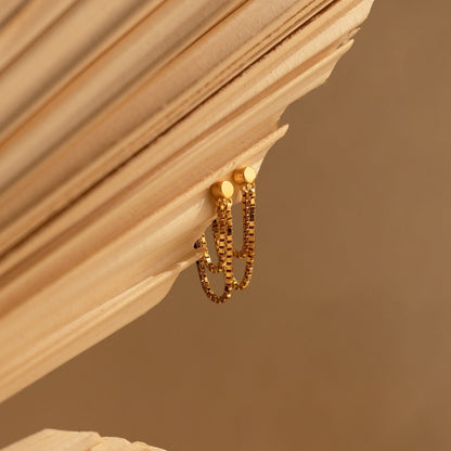Flatback Chain Earrings