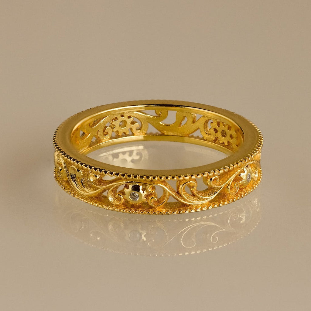 Filigree Flower Ring