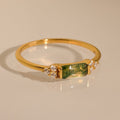 Agate Baguette Ring