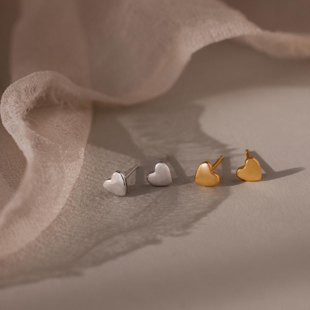 Classic Heart Studs