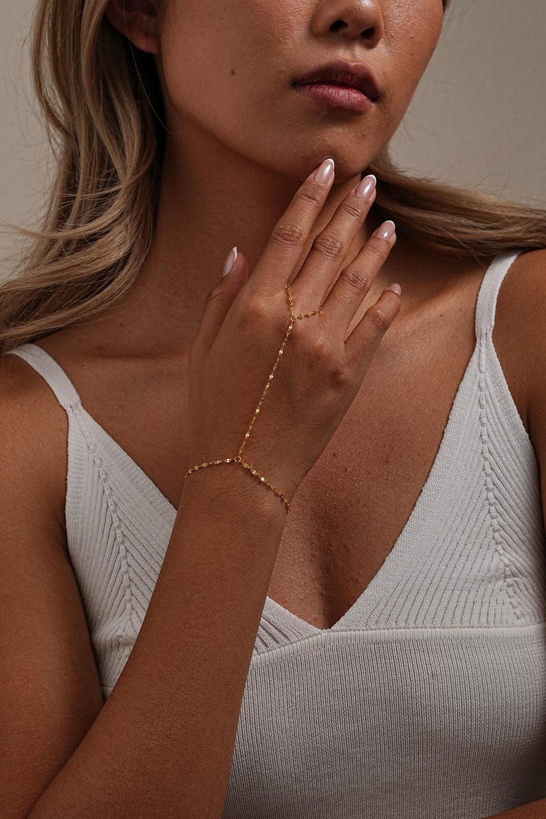 Sterling Silver Shimmer Chain Hand Chain