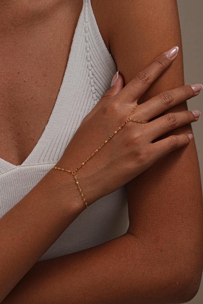 Sterling Silver Shimmer Chain Hand Chain