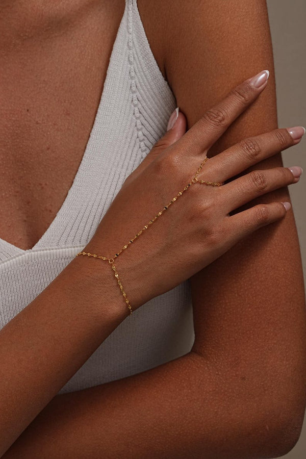 Sterling Silver Shimmer Chain Hand Chain