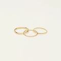 Thin Stacking Rings Set
