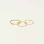 Thin Stacking Rings Set