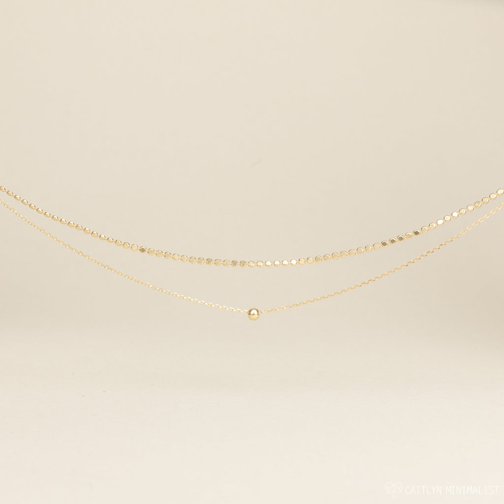 Zina Necklace in 18K Gold