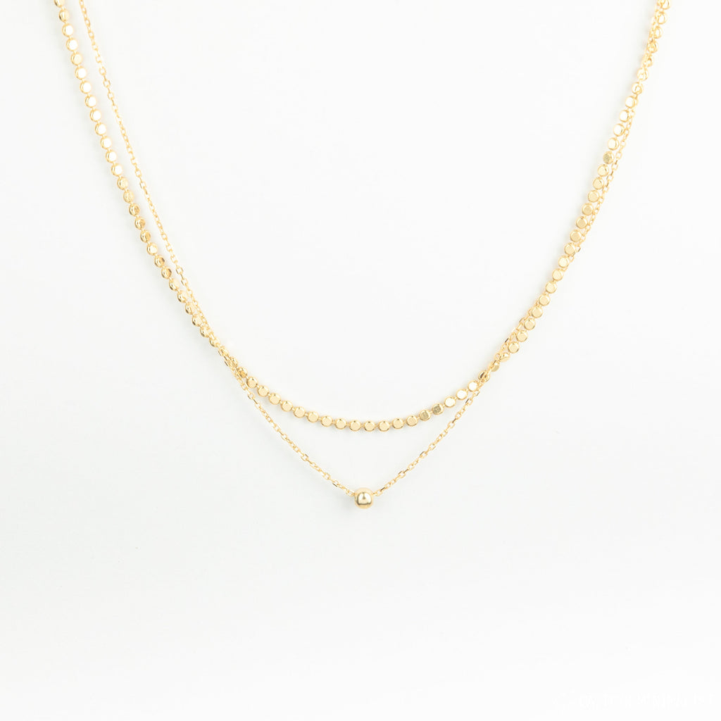 Zina Necklace in 18K Gold