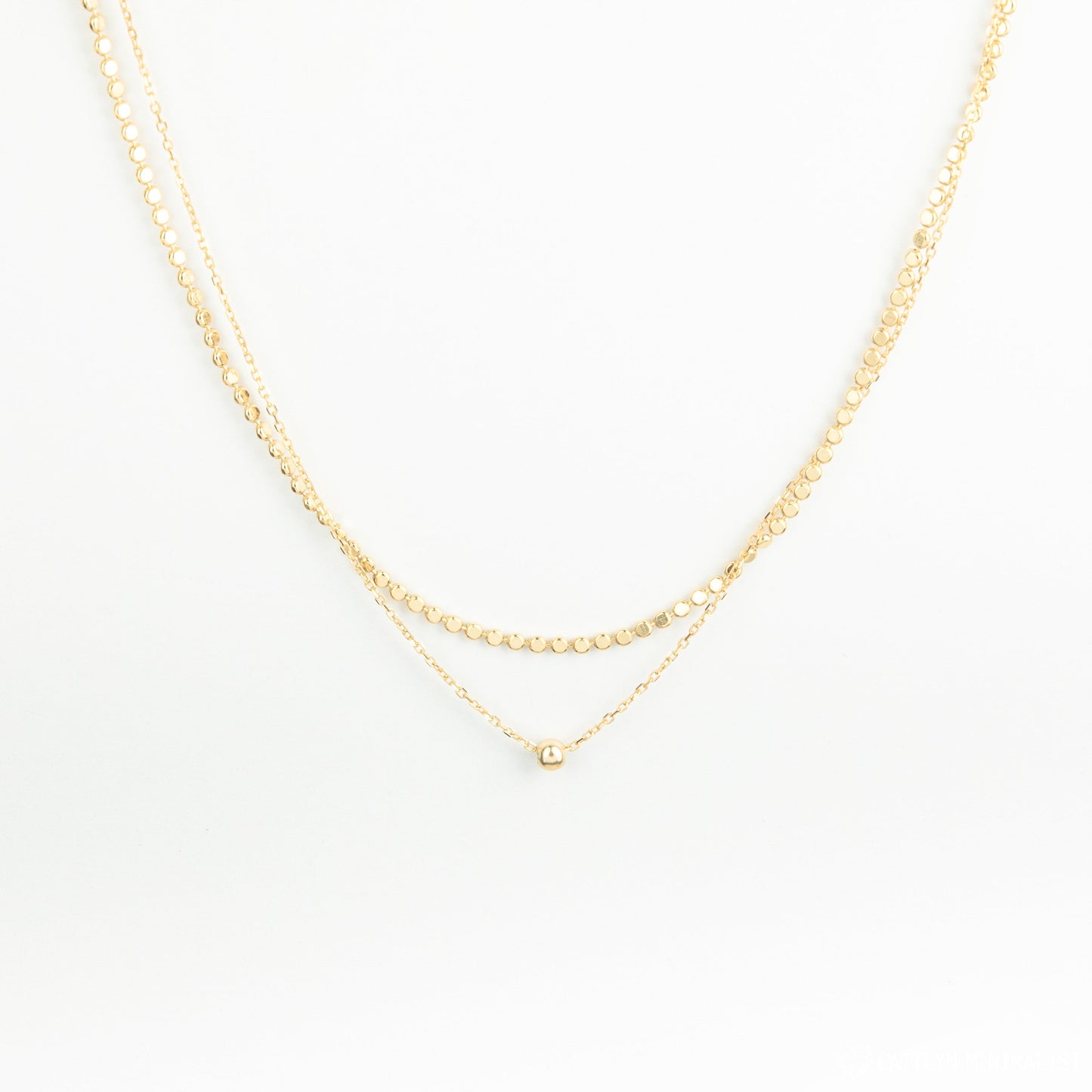 Zina Necklace in 18K Gold