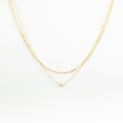 Zina Necklace in 18K Gold