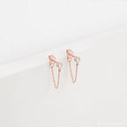Birthstone Chain Studs