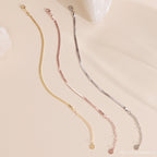 Herringbone Anklet