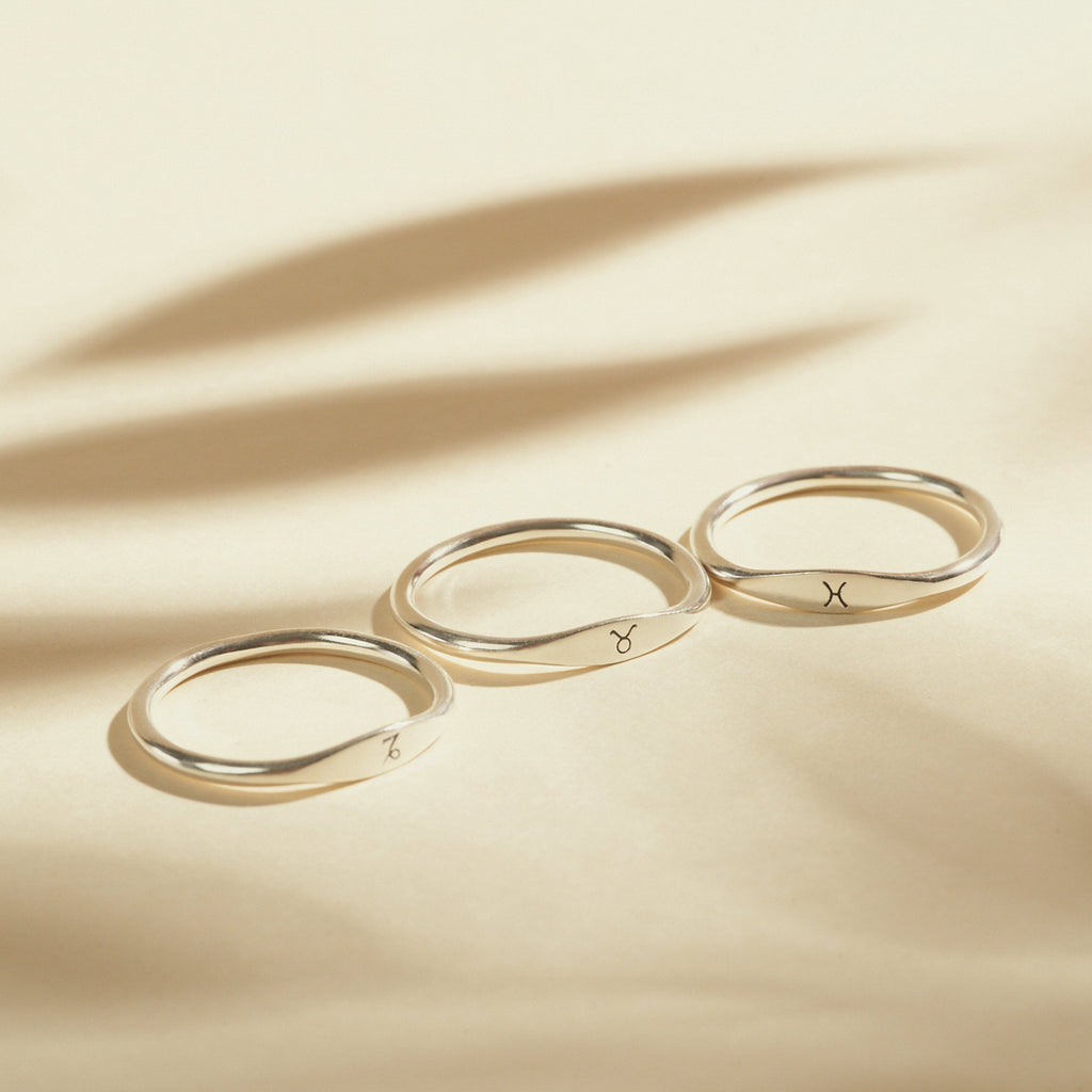 Skinny Zodiac Ring