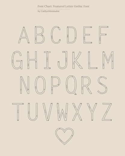 Large Sideways Initial Necklace