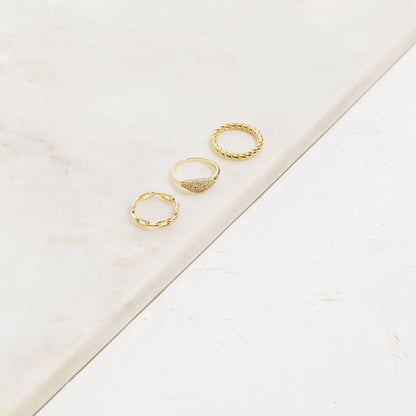 Pave Signet Ring
