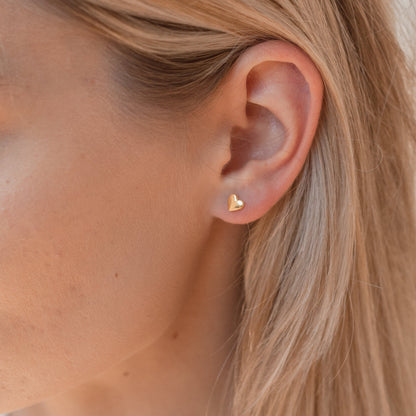 Classic Heart Studs