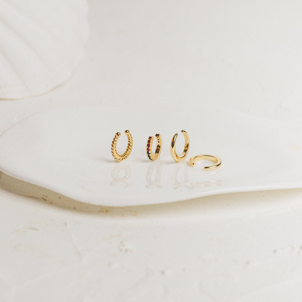 Cleo Cuffs in 18K Gold