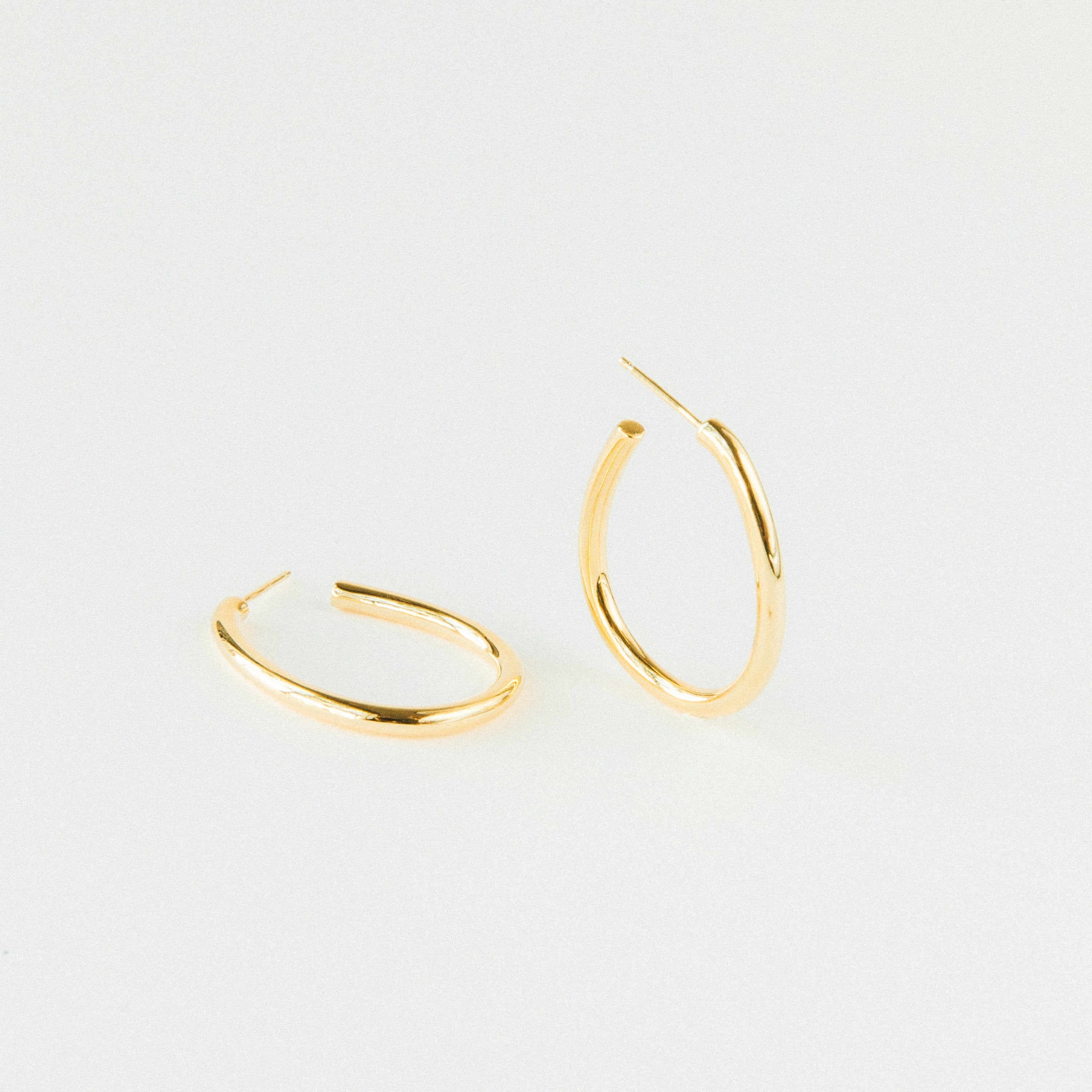 Anine Oval Hoops